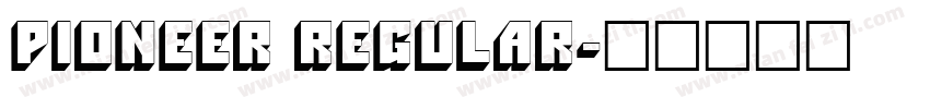Pioneer Regular字体转换